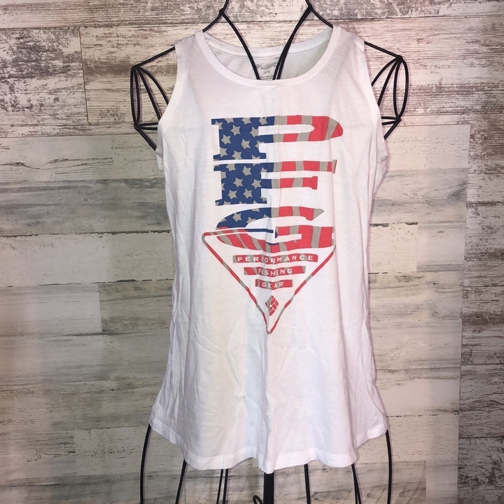 Columbia PFG performance fishing gear tank top women’s outdoor tank top fishing﻿